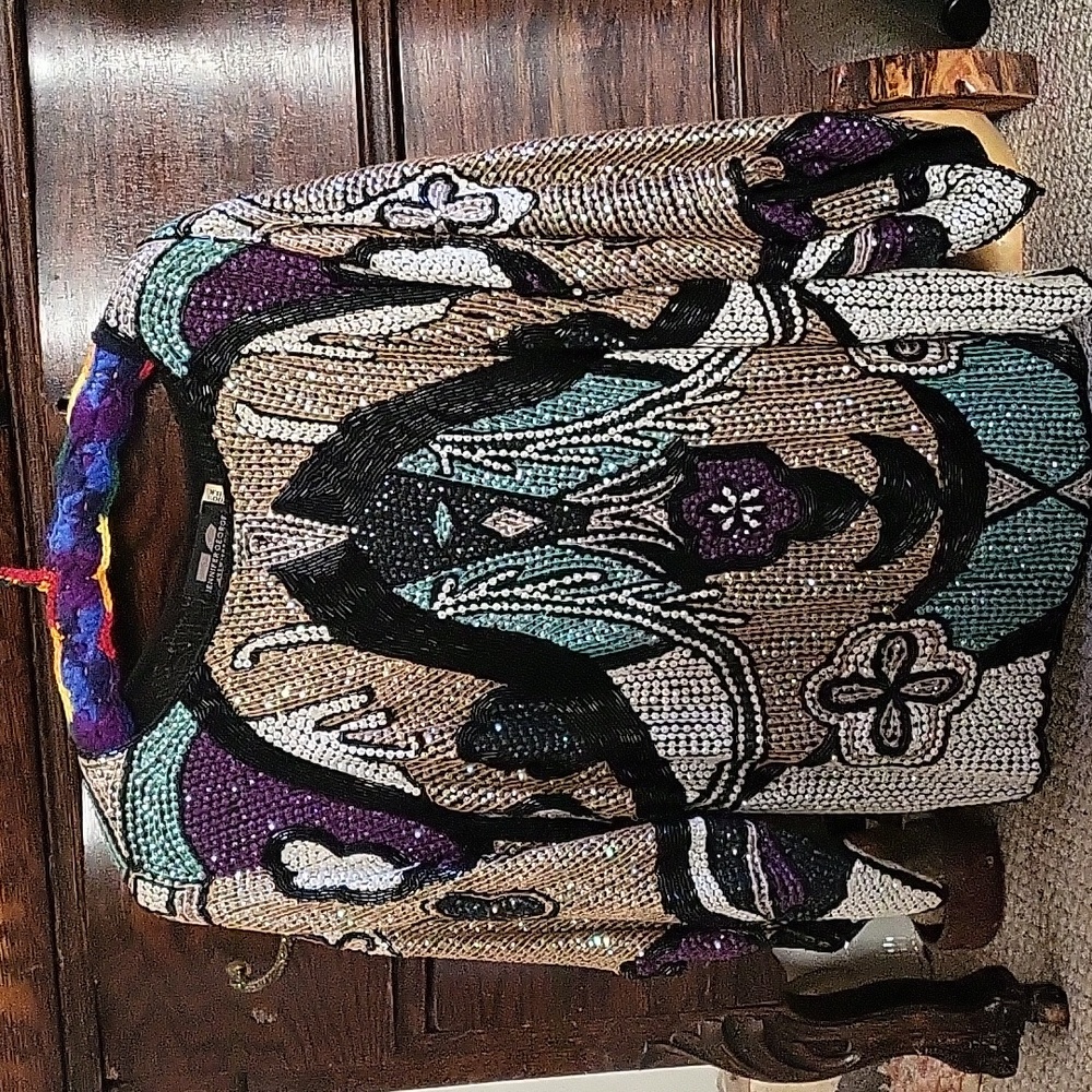 Jennifer George of NY silk lined sequin